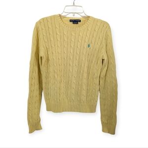 Vintage Ralph Lauren 100% Cotton Cable Knit Sweater